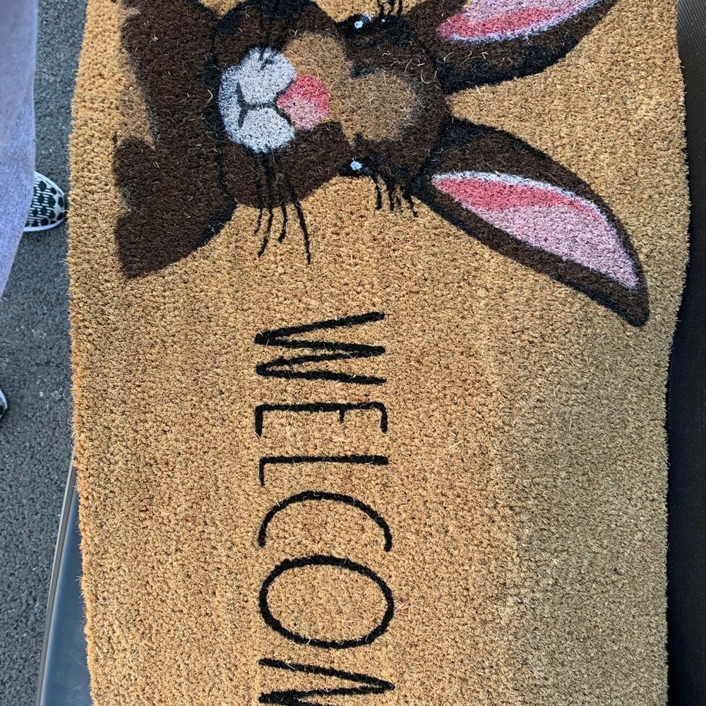 Rae Dunn Easter doormat